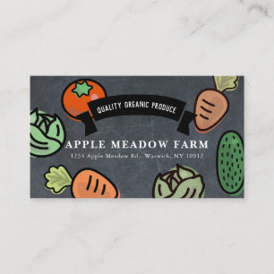 Bauer Markt Pflanzenzuchtkarton Visitenkarte