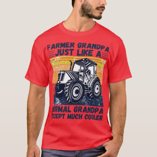 Bauer Opa genau wie ein normaler Opa außer m T-Shirt