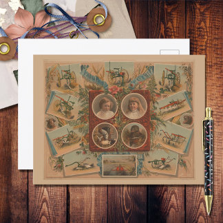 Bauer Pflüge Tools Ephemera Postkarte