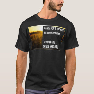 Bauer Protest Bauer zitieren T-Shirt