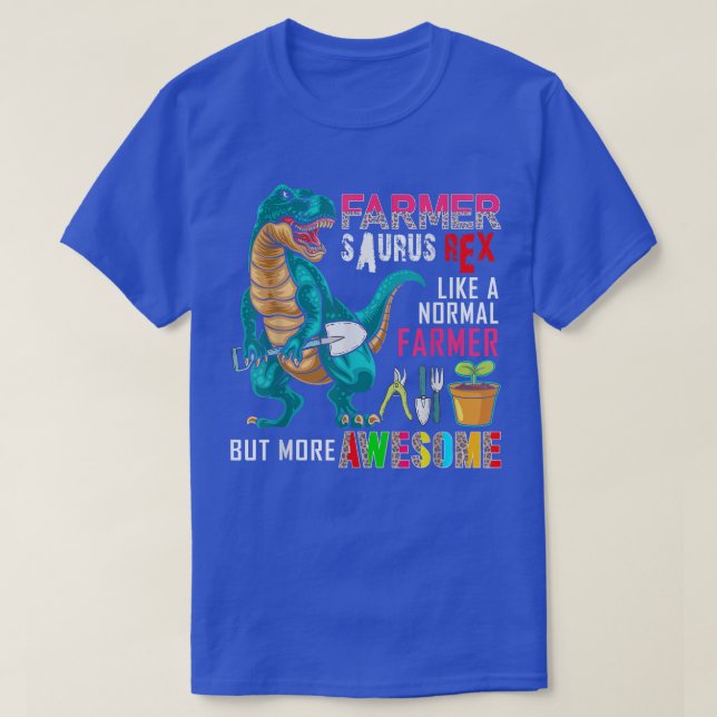 Bauer Saurus ist nur Phantastischer Funny Bauer Tr T-Shirt (Design vorne)