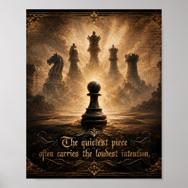 Bauer Schach Poster (Vorne)