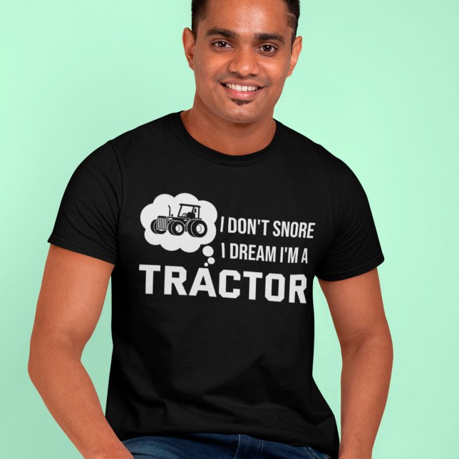 Bauer Schnell ich träume, ich bin Traktorfahrer T-Shirt (Von Creator hochgeladen)