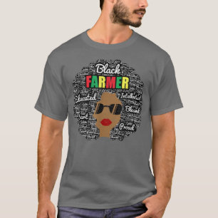 Bauer Schwarzer Monat der Frauengeschichte T-Shirt