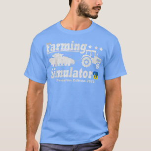 Bauer Simulator Traktor Pulltank Ukrainische Ed T-Shirt