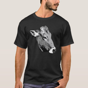 Bauer Tier Grafikdesign Kopf Abdruck Motiv wi T-Shirt