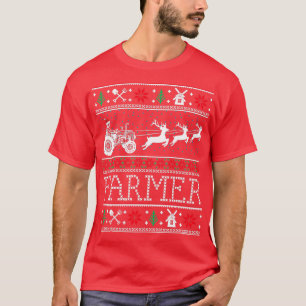 Bauer Tractors Ugly Weihnachts Weihnachtsgeschenke T-Shirt