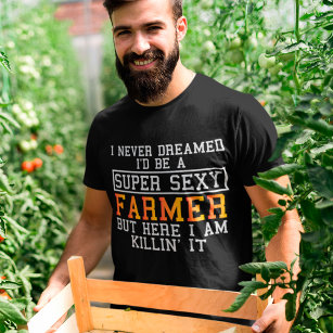 Bauer träumte nie von einer sonnigen Landwirtschaf T-Shirt