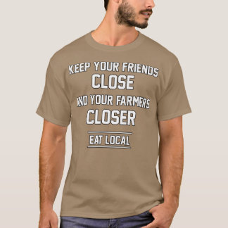 Bauer unterstützen Ihren Bauer beim Essen von loka T-Shirt