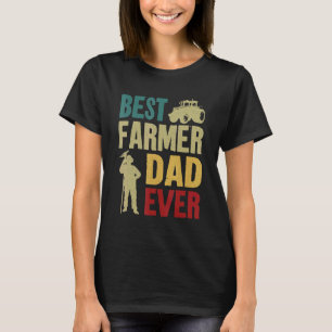 Bauer Vater Pater Vintag Traktor Retro sein T-Shirt