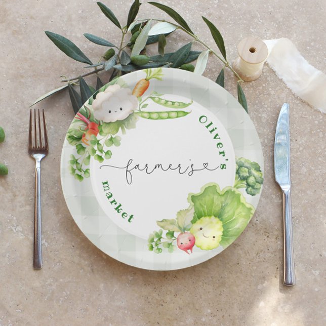 Bauer vermarkten Kindergeburtstag Party Pappteller (Von Creator hochgeladen)