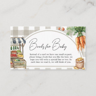 Bauer vermarkten lokal gezüchtete Bücher für Kinde Begleitkarte