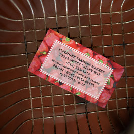 Bauer vermarkten Red Bell Pepper Hersteller Visitenkarte