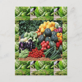Bauer vermarkten Veggie Freude Köche Küche Ideen Postkarte