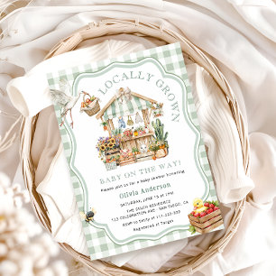 Bauer vermarkten vor Ort gebaute Kinderdusche Einladung