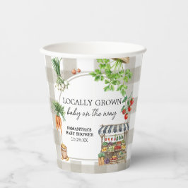 Bauer vermarkten vor Ort gebaute Kinderdusche Pappbecher