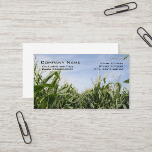Bauer-Visitenkarten für Mais Visitenkarte