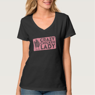 Bauer von Hühnern in der Landwirtschaft T-Shirt