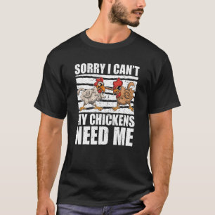 Bauer von Hühnern T-Shirt