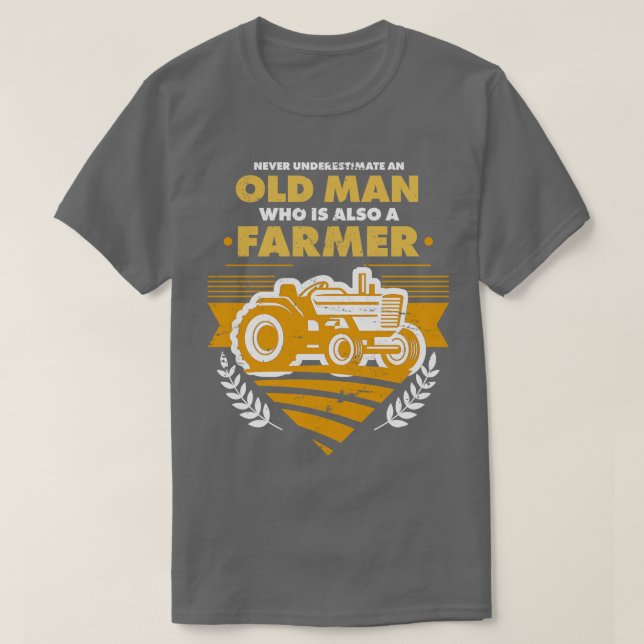 Bauer von landwirtschaftlichen Rentenkassen T-Shirt (Design vorne)