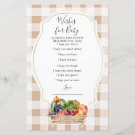 Bauer von lokal angebauten Veggies wollen Baby