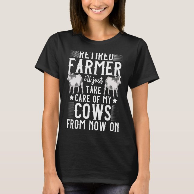 Bauer von Nutztieren T-Shirt (Vorderseite)
