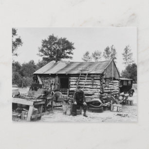 Bauer von Überland, 1937 Postkarte