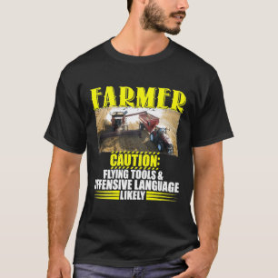 Bauer Vorsicht beim Flying Tools Offensive Languag T-Shirt