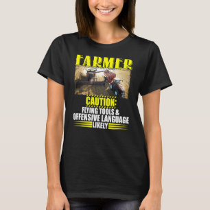 Bauer Vorsicht beim Flying Tools Offensive Languag T-Shirt