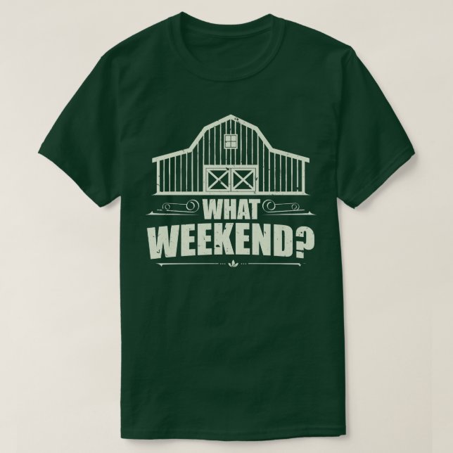 Bauer Was Weekend T-Shirt (Design vorne)