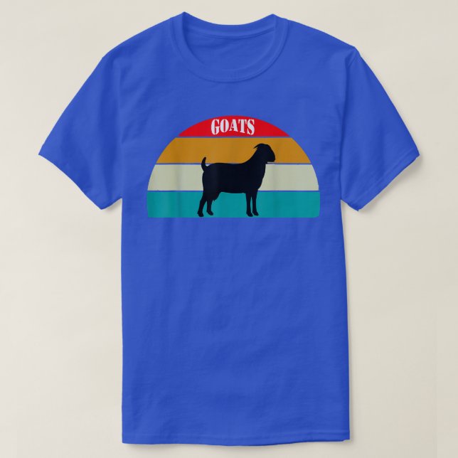 Bauer Ziege Bauer Retro Look T-Shirt (Design vorne)