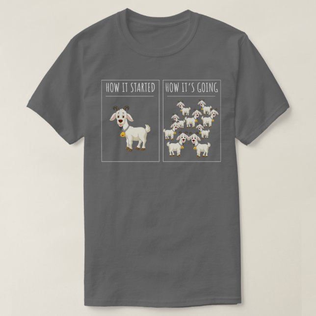 Bauer, Ziege für Ziegenliebhaber, landwirtschaftli T-Shirt (Design vorne)