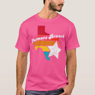 Bauer Zweig Texas Vintag gestresstes Souvenir 2 T-Shirt