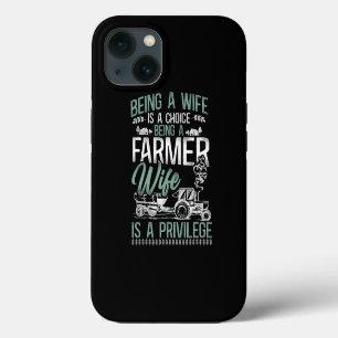 Bäuerin Ehefrau Traktor Vintage Ehefrau Sein Landw Case-Mate iPhone Hülle