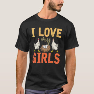Bäuerinnen Männer Vogel Farm Tier Huhn T-Shirt
