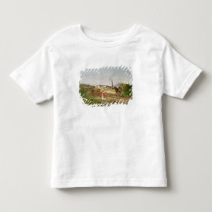 Bauern, die Zuckerrohr sammeln Kleinkind T-shirt