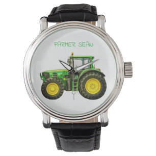 Bauern John Deere Tractor Armbanduhr
