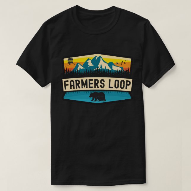 Bauern Loop, Alaska T-Shirt (Design vorne)