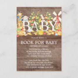 Bauern Market Baby Showbook für Baby Einladung