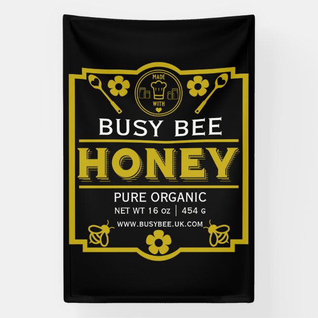 Bauern Market Honey Jar Banner (Vertikal)