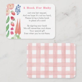 Bauern Markt bringen Bücherschrank für Mädchen Begleitkarte