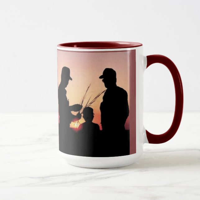 Bauern und Sonnenuntergänge Tasse (Rechts)