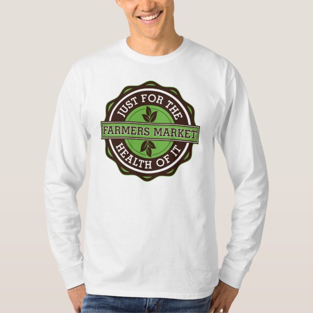 Bauern vermarkten gerade für die Gesundheit von T-Shirt (Vorderseite)