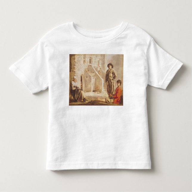 Bauern vor ihrem Haus, c.1641 Kleinkind T-shirt (Vorderseite)