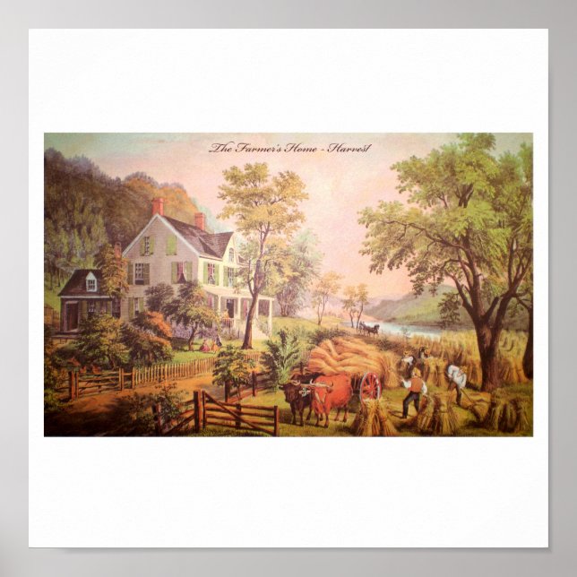 Bauern Zuhause Harvest Poster (Vorne)