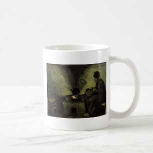 Bauernfrau am Kamin Vincent van Gogh Tasse