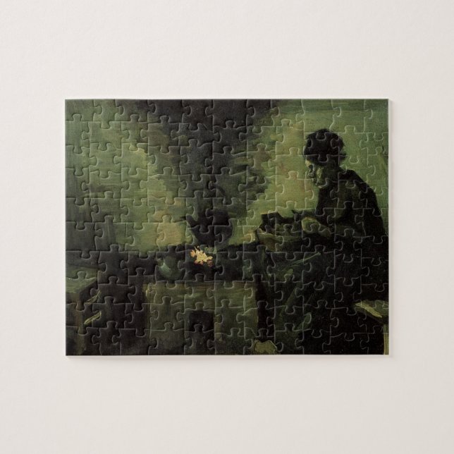 Bauernfrau von Feuerstelle von Vincent van Gogh Puzzle (Horizontal)