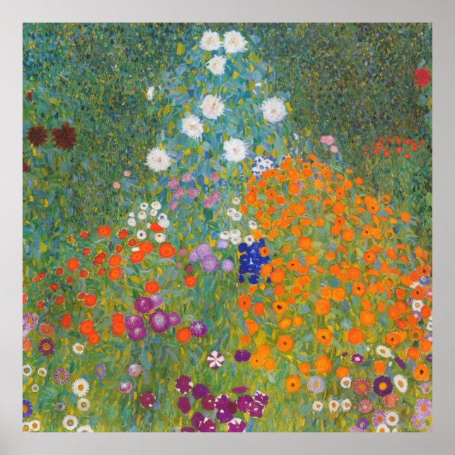 Bauerngarten (Bauerngarten) 1905 Gustav Klimt Poster (Vorne)