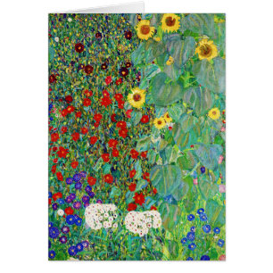 Bauerngarten Gustav Klimt mit Sonnenblumenmalereie