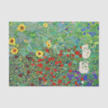 Bauerngarten Gustav Klimt mit Sonnenblumenmalereie Seidenpapier<br><div class="desc">Bauerngarten Gustav Klimt mit Sonnenblumen Vintage Jugendstil-Malerei</div>